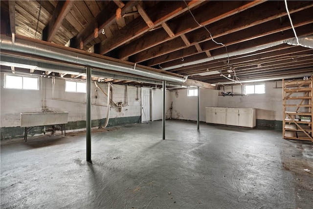 157 Elizabeth St, South Union Twp, PA 15445 - below grade area with a sink