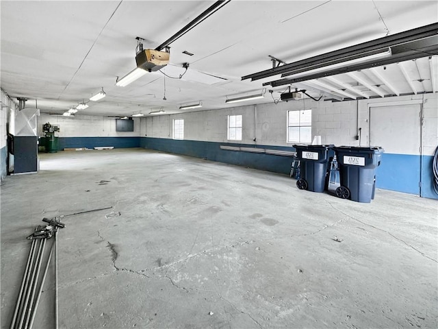 979 9th St, Taylor Twp, PA 16160 - garage featuring a garage door opener