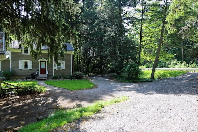 1638 Lake Rd, Pa, PA 16137 - view of dirt / gravel road with a forest view
