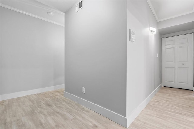 105 Camelot Dr, Mccandless, PA 15237 - spare room featuring crown molding and light wood-style flooring