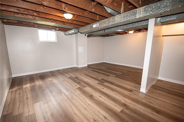 539 Park Ave, Monongahela, PA 15063 - below grade area with wood finished floors