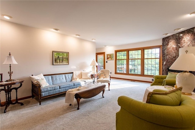 311 Oxbridge Ct, Ohara, PA 15238 - living area featuring carpet and baseboards