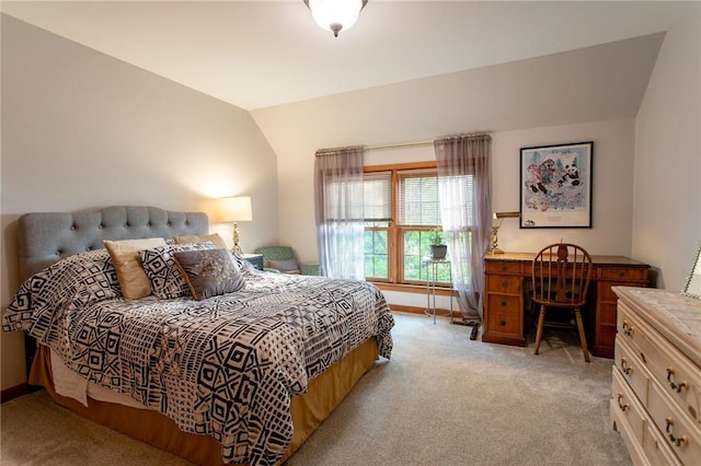 311 Oxbridge Ct, Ohara, PA 15238 - bedroom with light carpet and vaulted ceiling