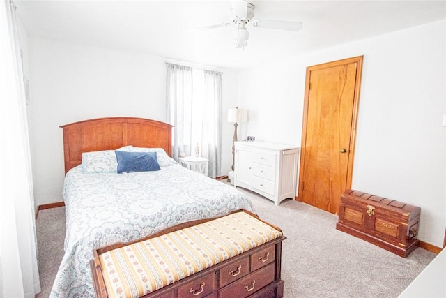 502 Lebanon Manor Dr, West Mifflin, PA 15122 - carpeted bedroom with a ceiling fan