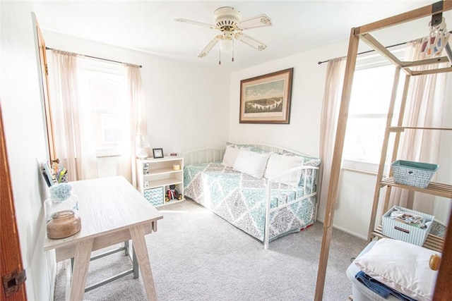 502 Lebanon Manor Dr, West Mifflin, PA 15122 - carpeted bedroom with a ceiling fan