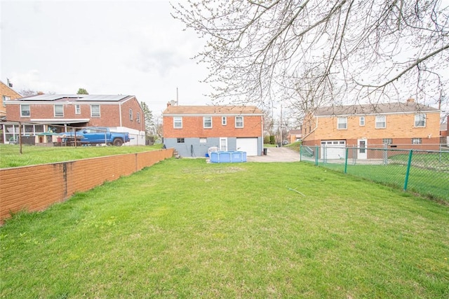 502 Lebanon Manor Dr, West Mifflin, PA 15122 - fenced backyard with a garage