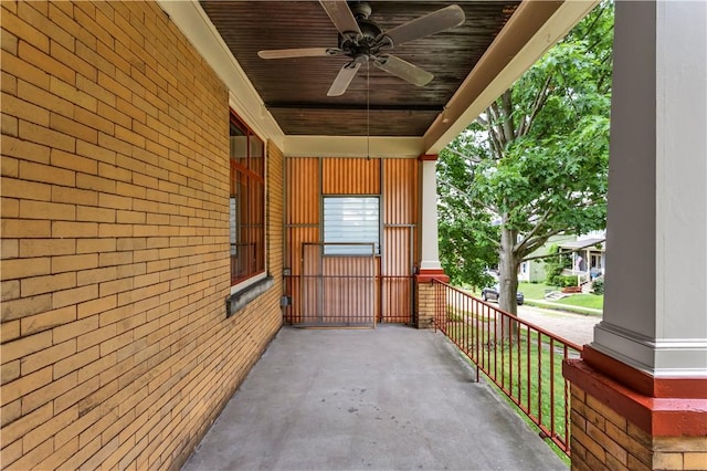 122 Haldane St, Crafton, PA 15205 - covered porch with ceiling fan