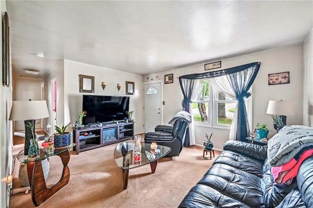 965 Dalton Ave, Hermitage, PA 16148 - carpeted living room featuring baseboards