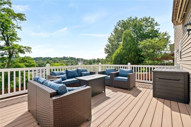 249 Clare Dr, North Strabane, PA 15317 - wooden deck featuring outdoor lounge area
