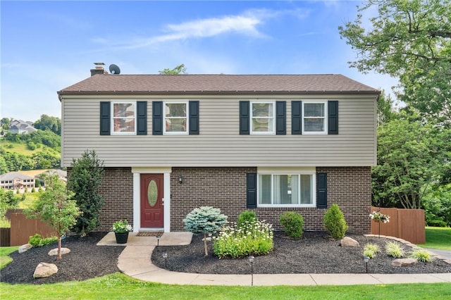 249 Clare Dr, North Strabane, PA 15317 - colonial house with brick siding and a chimney