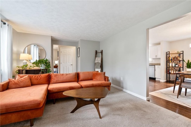 249 Clare Dr, North Strabane, PA 15317 - living room featuring baseboards and carpet