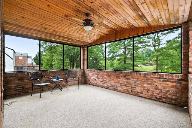 616 Highview Rd, Baldwin Twp, PA 15234 - sunroom with ceiling fan and vaulted ceiling