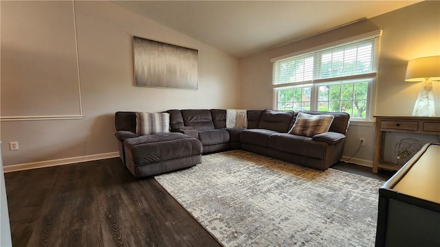 2583 Richard Rd, Franklin Park, PA 15090 - living room featuring wood finished floors and lofted ceiling