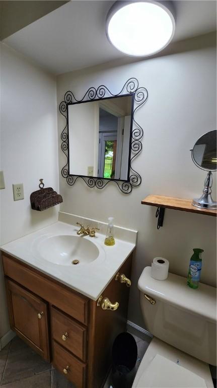 2583 Richard Rd, Franklin Park, PA 15090 - bathroom with vanity and tile patterned flooring