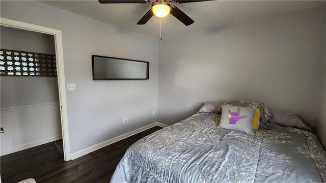 2583 Richard Rd, Franklin Park, PA 15090 - bedroom featuring wood finished floors and a ceiling fan