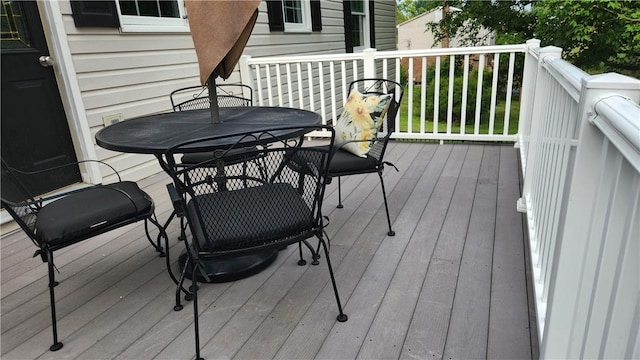 2583 Richard Rd, Franklin Park, PA 15090 - wooden terrace featuring outdoor dining area
