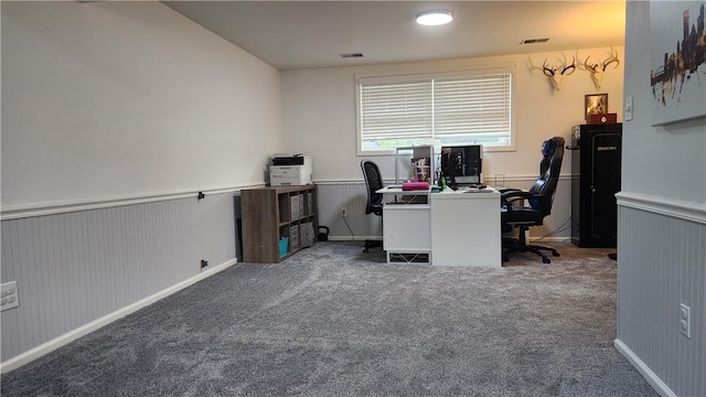 2583 Richard Rd, Franklin Park, PA 15090 - home office with carpet floors and wainscoting