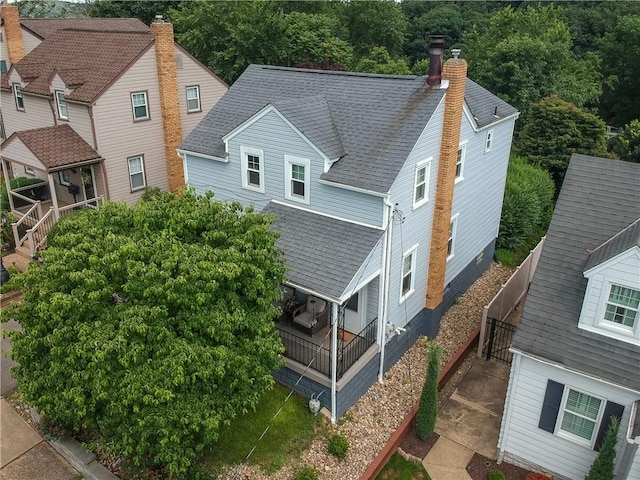 1009 Roselawn Ave, Harmony Twp, PA 15003 - view from above of property