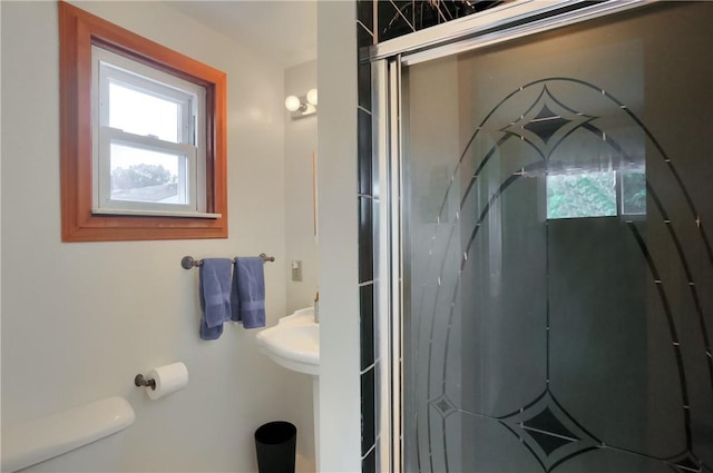 1009 Roselawn Ave, Harmony Twp, PA 15003 - full bathroom featuring toilet and a stall shower