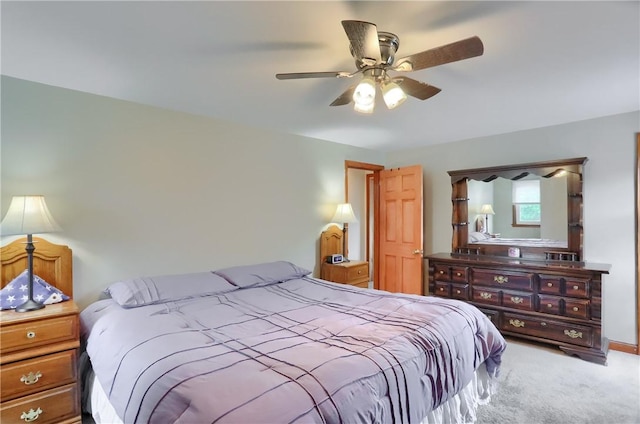 1009 Roselawn Ave, Harmony Twp, PA 15003 - bedroom with light colored carpet and ceiling fan