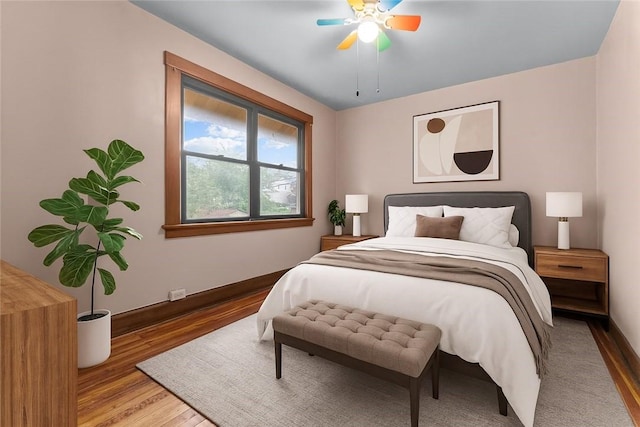 208 E 19th Ave, Munhall, PA 15120 - bedroom with light wood finished floors and ceiling fan