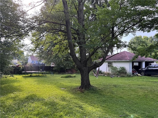 1077 Bechtol Ave, Sharon, PA 16146 - view of yard with a trampoline