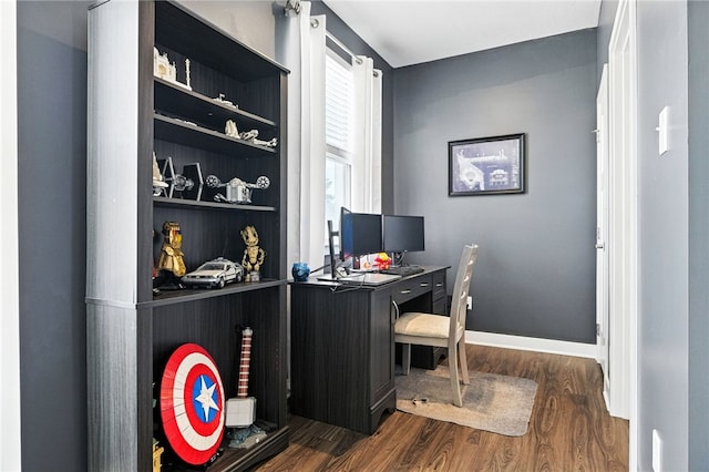 4022 Crown Dr, South Park, PA 15129 - office space featuring dark wood-style flooring