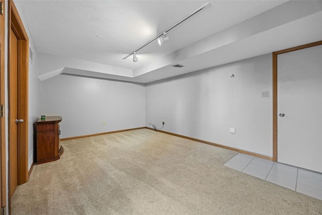 2692 Hunters Point Dr, Franklin Park, PA 15090 - finished below grade area featuring track lighting and carpet flooring