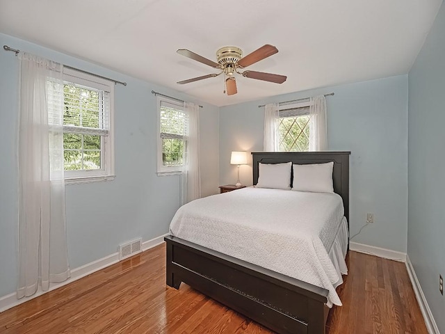 1907 Shaler Dr, Shaler, PA 15116 - bedroom featuring wood finished floors and a ceiling fan