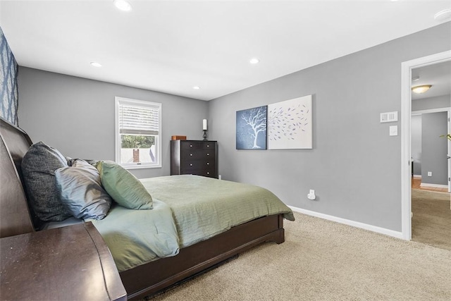108 Oak Pointe Dr, Monroeville, PA 15146 - bedroom with light colored carpet and recessed lighting