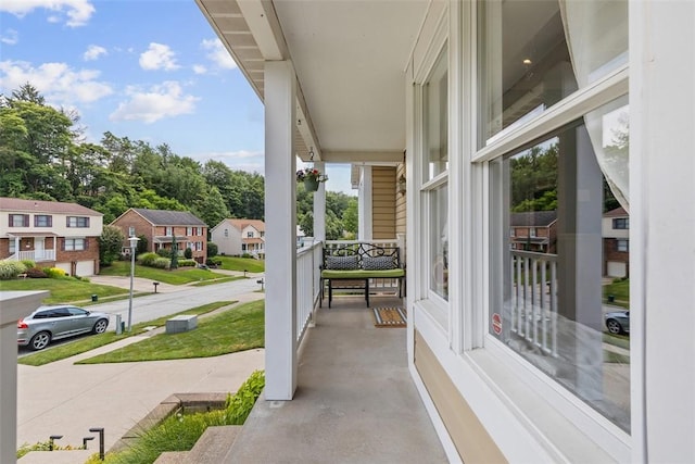 108 Oak Pointe Dr, Monroeville, PA 15146 - porch featuring a residential view
