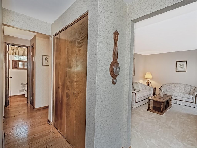 141 Clover Ln, Pine Twp, PA 15044 - corridor featuring wood-type flooring