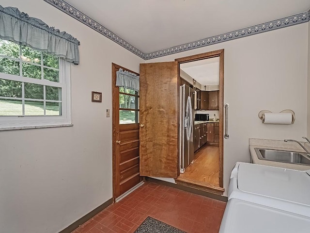 141 Clover Ln, Pine Twp, PA 15044 - laundry room featuring baseboards