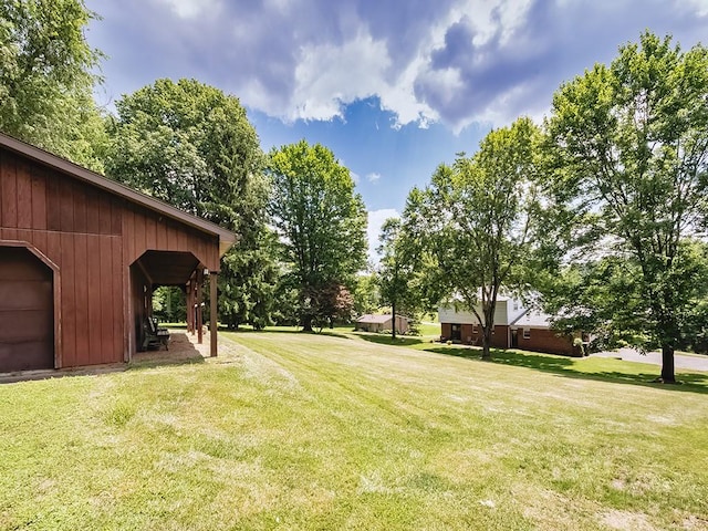 141 Clover Ln, Pine Twp, PA 15044 - view of green lawn featuring an outbuilding