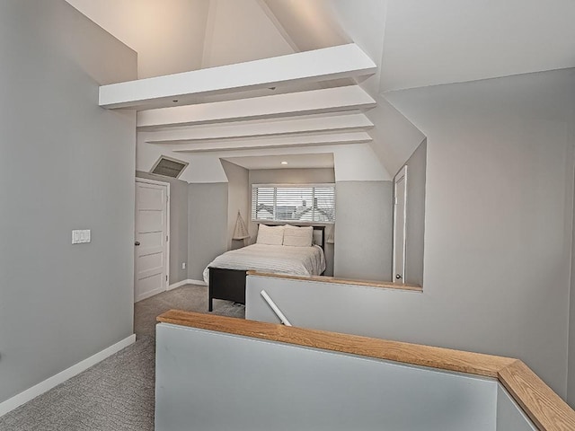 410 Bailey Ave, Mt Washington, PA 15211 - unfurnished bedroom with carpet floors and vaulted ceiling