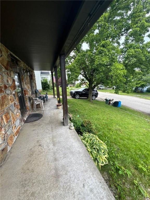 534 Independence Dr, Clairton, PA 15025 - porch with a lawn