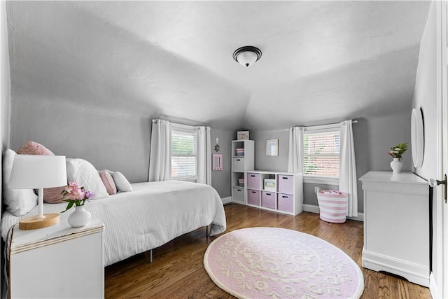 1155 Cedar Blvd, Mt Lebanon, PA 15228 - bedroom featuring vaulted ceiling and wood finished floors