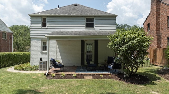 1155 Cedar Blvd, Mt Lebanon, PA 15228 - back of property with a shingled roof and brick siding