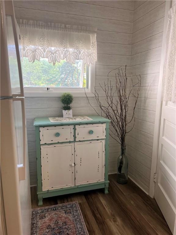 1220 Negley St, Farrell, PA 16121 - detailed view of wood finished floors and wood walls