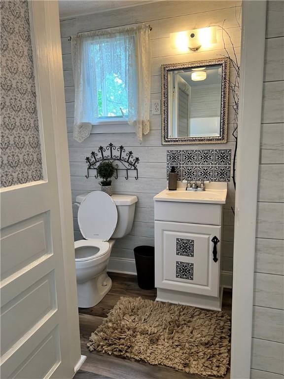 1220 Negley St, Farrell, PA 16121 - bathroom with vanity and wood finished floors