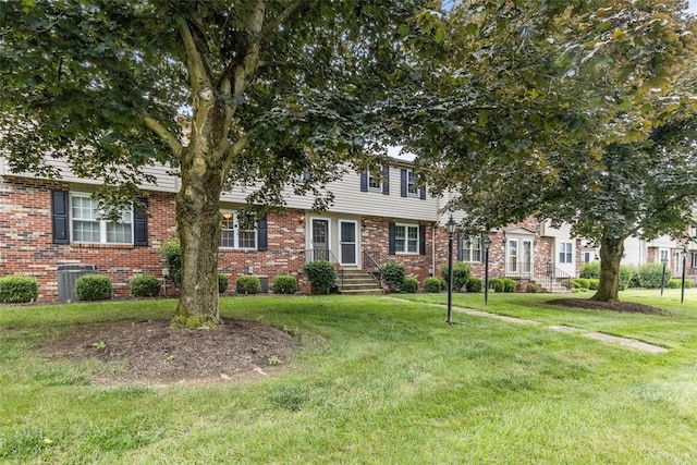 3080 E Bardonner Rd, Hampton, PA 15044 - view of front of house featuring brick siding and a front lawn