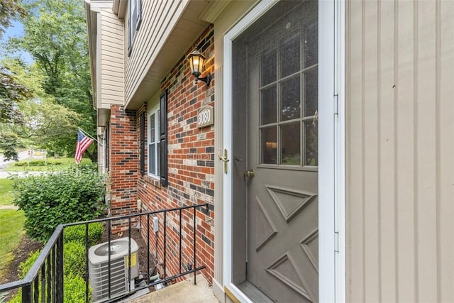 3080 E Bardonner Rd, Hampton, PA 15044 - view of exterior entry with brick siding