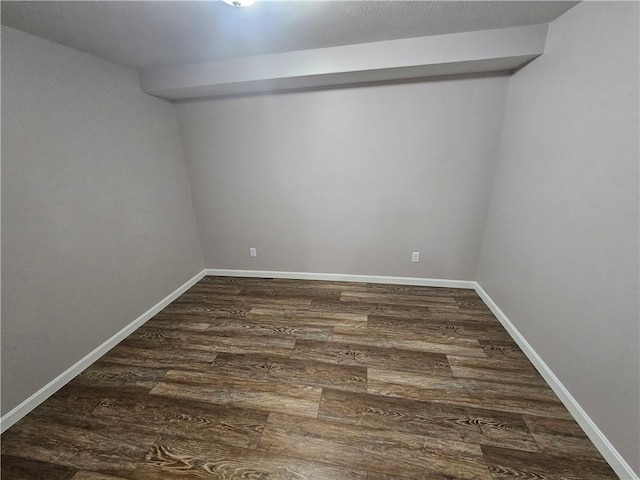 352 Hartzell School Rd, Marion Twp, PA 16123 - finished below grade area featuring dark wood finished floors and baseboards
