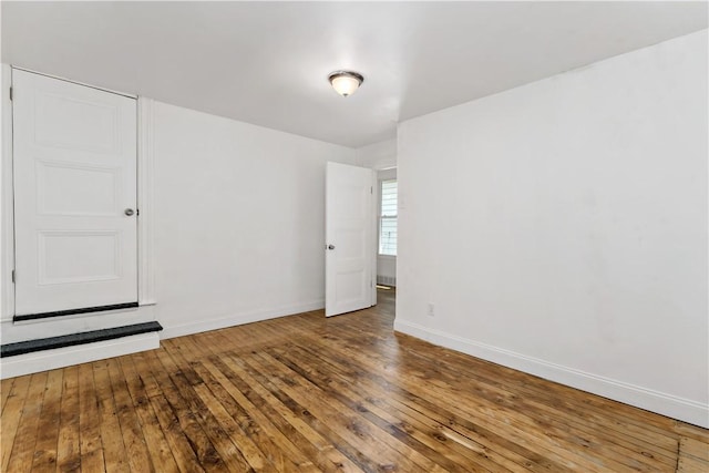 428 Card Ave, Wilmerding, PA 15148 - spare room featuring hardwood / wood-style floors and baseboards