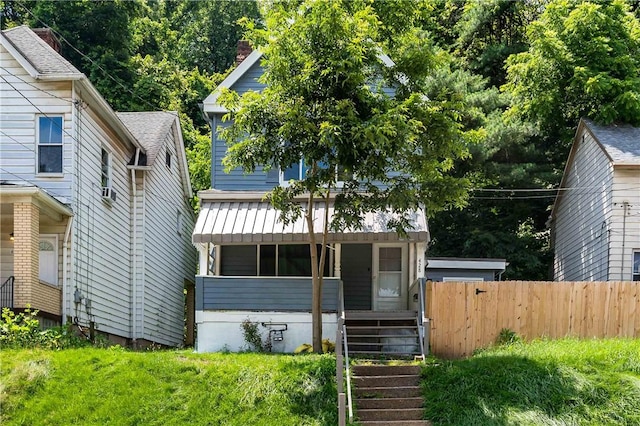 428 Card Ave, Wilmerding, PA 15148 - view of front of home with covered porch and stairs