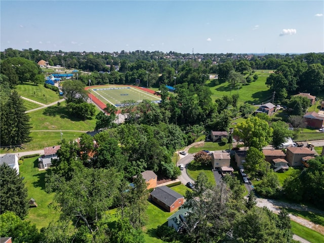 239 Pointview Rd, Brentwood, PA 15227 - aerial view of property and surrounding area featuring a tree filled landscape