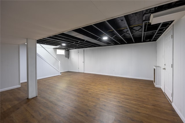 239 Pointview Rd, Brentwood, PA 15227 - finished below grade area with wood finished floors and electric panel