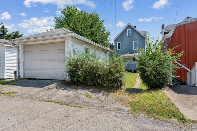 512 Alexander Ave, Southwest Greensburg, PA 15601 - view of side of property with an outbuilding and a detached garage