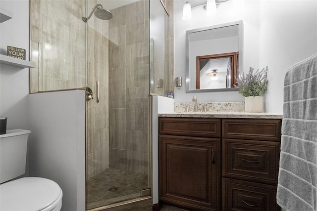 5517 Gibson Rd, Richland, PA 15044 - bathroom featuring vanity and a shower stall