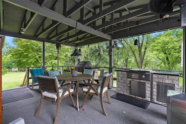 5517 Gibson Rd, Richland, PA 15044 - view of patio featuring area for grilling and outdoor dining space